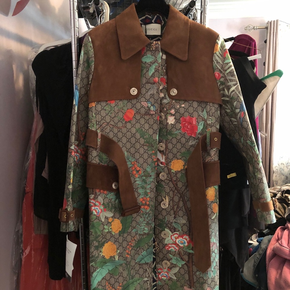 GG supreme tian trench coat